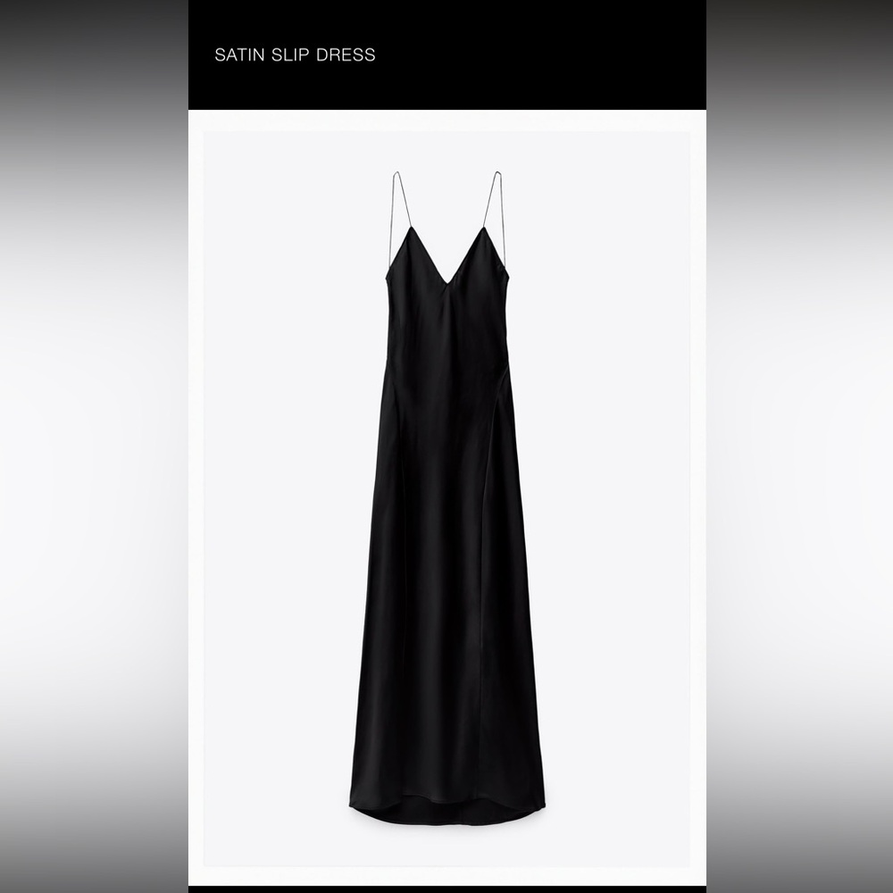 Satin slip dress